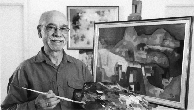 Marcello D’Amico is exhibiting his art in Montmorency. Picture: Kylie Else